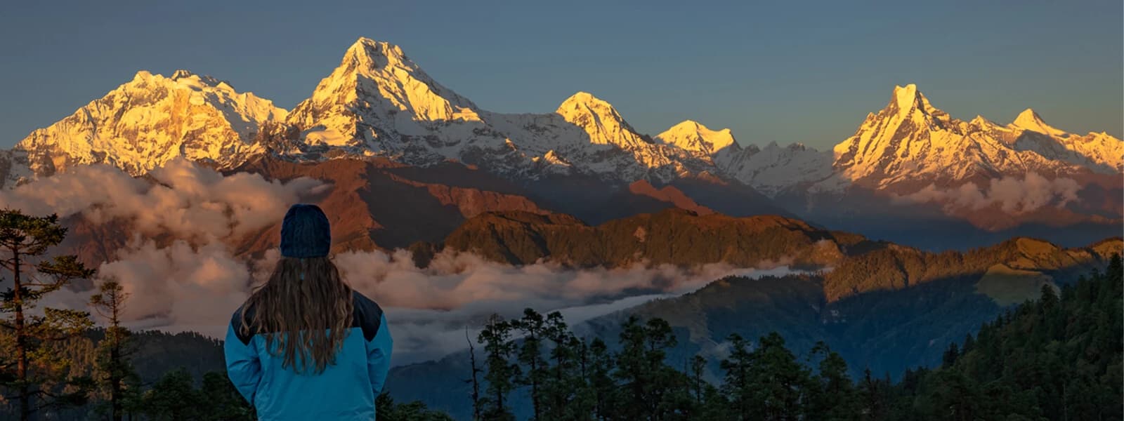 Annapurna Sanctuary Trek offers a breathtaking panoramic view of the Annapurna mountain range