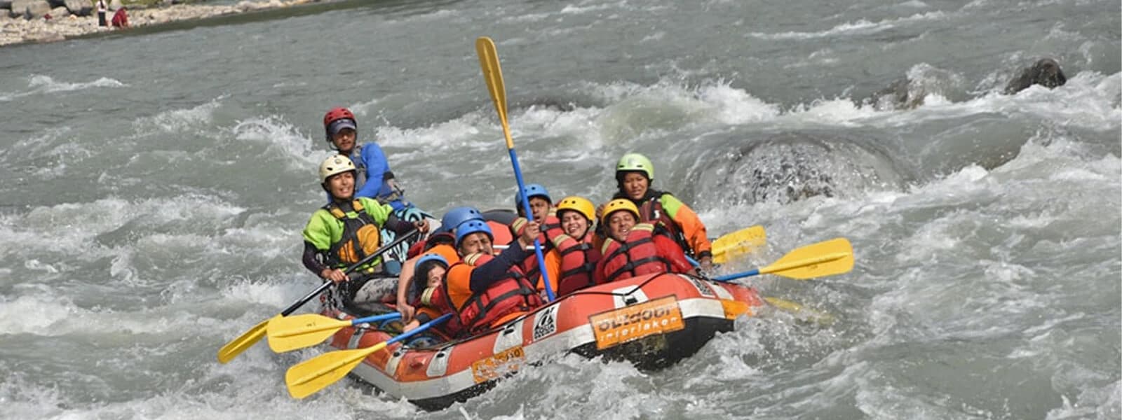 White water rafting adventure on the Bhotekoshi River