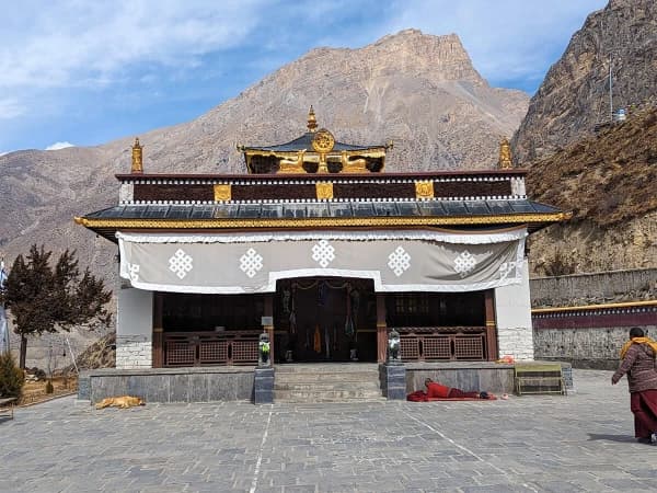 On The Way To Muktinath Temple Pilgrimage Trail