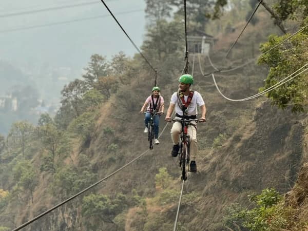 Sky Cycling in Kushma