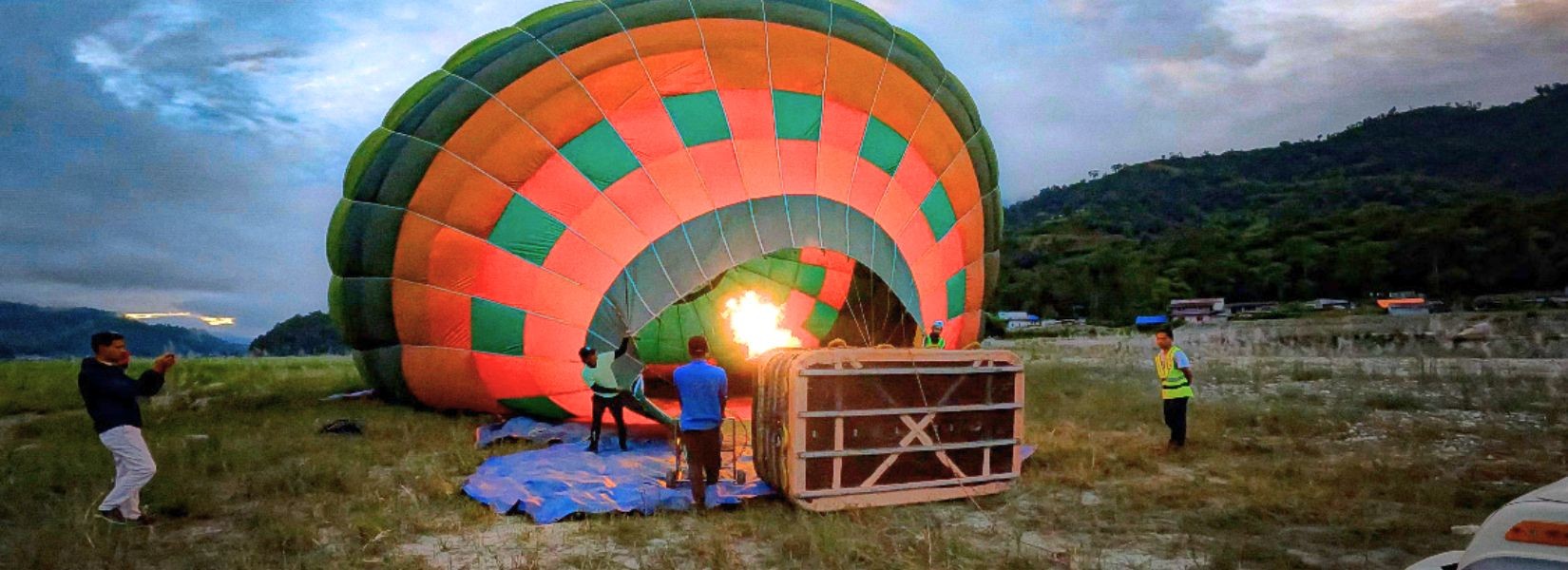 Hot Air Balloon in Pokhara